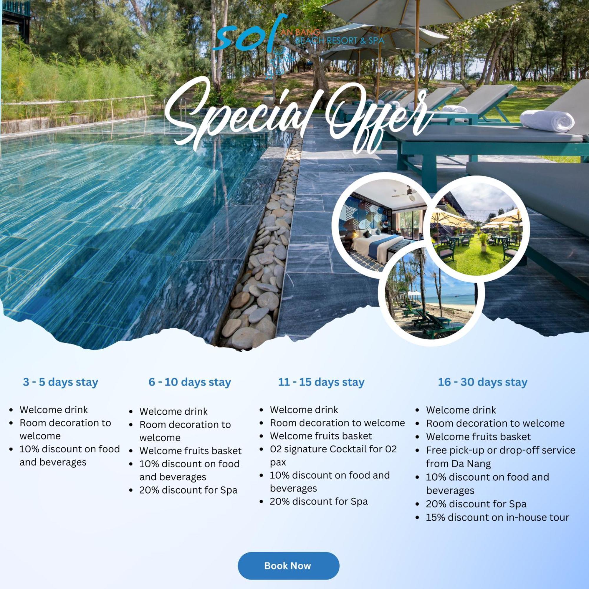 הוי אן Sol An Bang Beach Resort & Spa מראה חיצוני תמונה